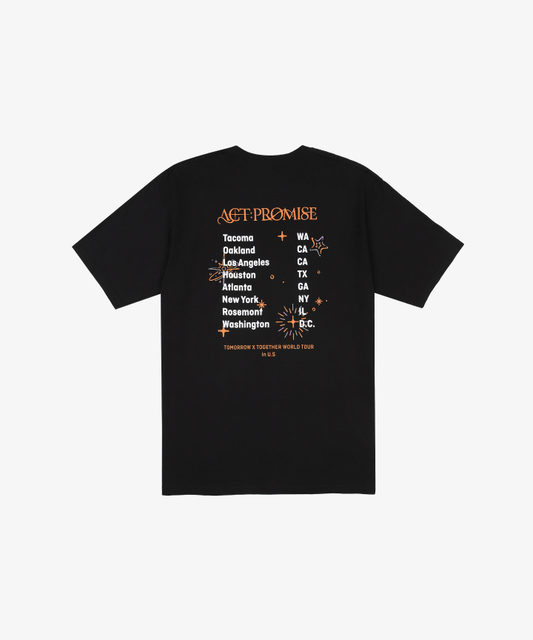 TXT - Act : Promise World Tour Official MD Tour Routing T-Shirt