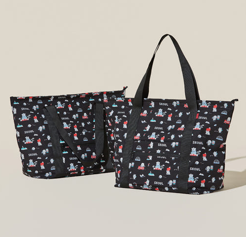 BTS x BT21 - Seoul Edition Travel Folding Bag