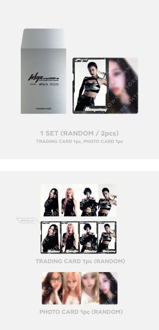 Aespa - Whiplash Pop up Official MD Random Trading Card B Ver