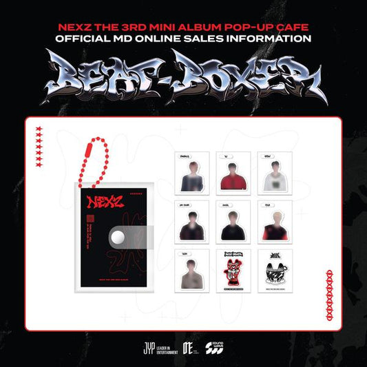NEXZ - Beat-Boxer Pop-up Café Official MD Ttibu Sticker Set