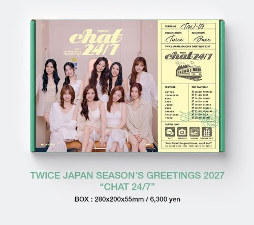 Twice - Chat 24/7 2027 Japan Season's Greetings