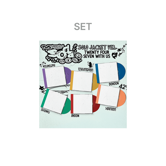 Tws - Soda Soda Japan 2nd Single Solo Jacket Ver Set