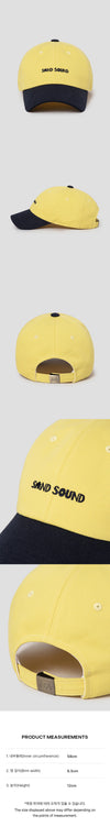 BOYNEXTDOOR - SAND SOUND CAPSULE COLLECTION OFFICIAL MD TWO TONE BALL CAP YELLOW