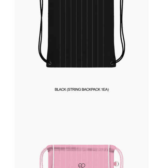 Blackpink - jump pop up official md uniform string backpack – Kpop Omo Blackpink - jump pop up official md uniform string backpack – Kpop Omo