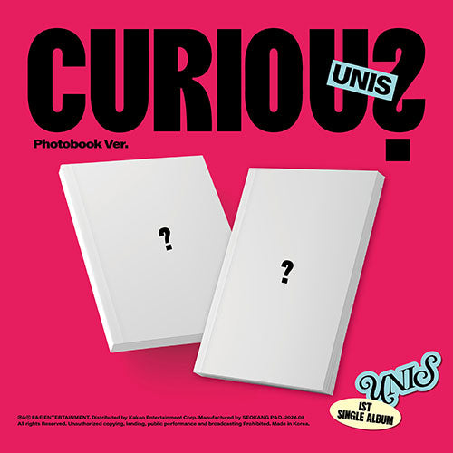 Unis 1st Single Album - Curious (Photobook Ver Random)