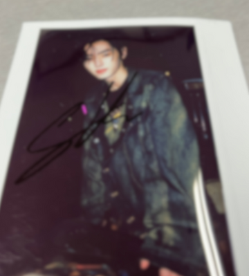 ENHYPEN SUNGHOON Authentic AUTOGRAPHED Polaroid