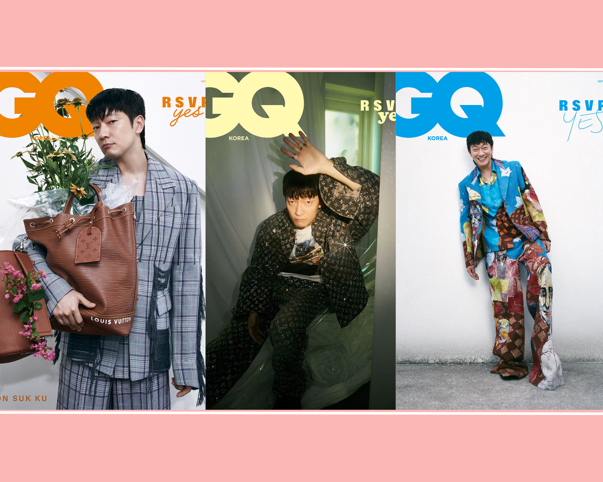 GQ Korea x Vogue Korea x Louis Vuitton x BTS Special Edition Cover