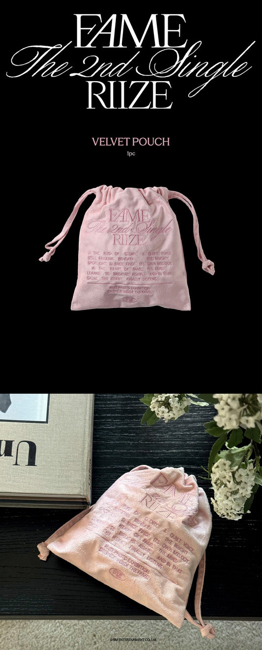 Riize - silence: inside the fame official md velvet pouch