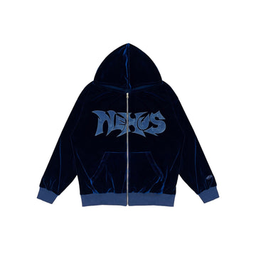 Monsta x - the x : nexus world tour official md velvet hooded zip up
