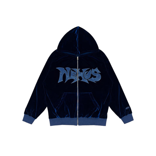Monsta x - the x : nexus world tour official md velvet hooded zip up