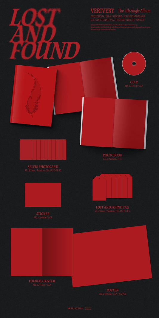 Verivery - lost and found 4th single album photobook ver