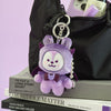 BTS x BT21 - Angel & Villain Villain Plush Keyring