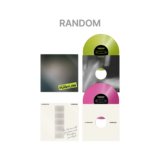 Le sserafim - pureflow 2nd album vinyl random