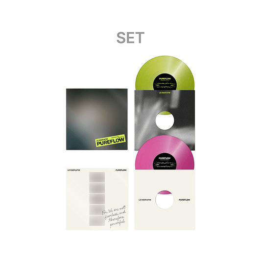 Le sserafim - pureflow 2nd album vinyl set
