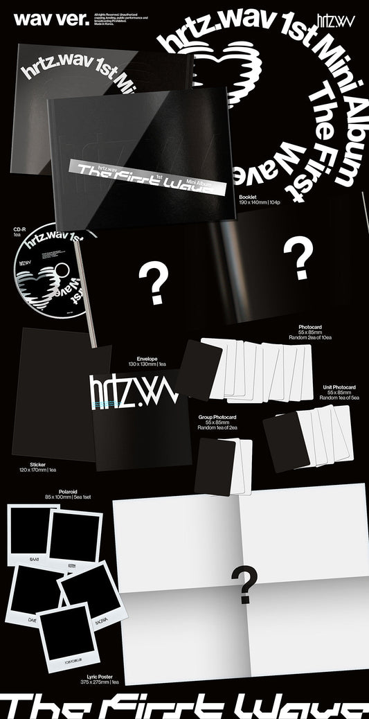 Hrtz.wav - the first wave 1st mini album standard wav ver