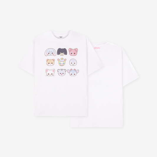 Twice - Twice The Thrill Pop Up Offical Md T-shirt (white)