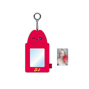 I-DLE YUQI - Motivation Official MD Gigi Plush Photo Card Holder Key Ring (Wink Ver)