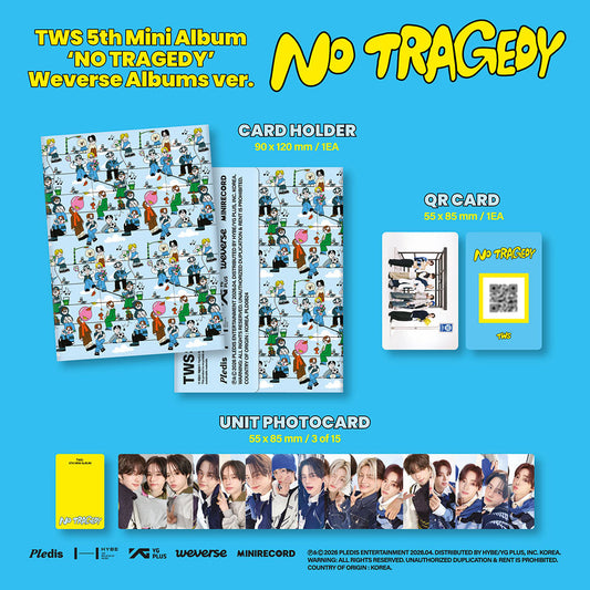 Tws - no tragedy 5th mini album weverse albums ver