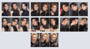 Enhypen - numbering collaboration 5th enniversary official md earrings