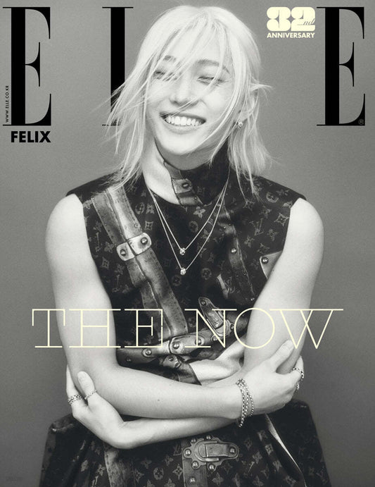 STRAY KIDS FELIX on Cover of ELLE Korea Magazine (Nov 2024 Issue)