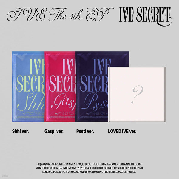 IVE 4th Ep Album - IVE Secret – Kpop Omo