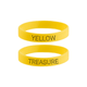 TREASURE - Pleasure Special Mini Album Official MD Yellow Silicone Bracelet