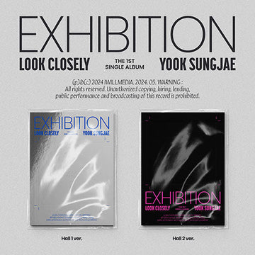 YOOK SUNG JAE - EXHIBITION: LOOK CLOSELY 1ST SINGLE ALBUM (RANDOM)