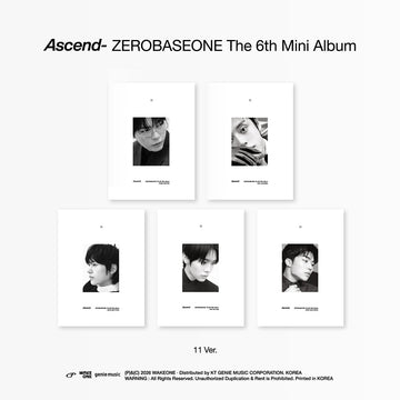 Zerobaseone - ascend- 6th mini album 11 ver set