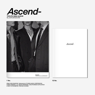 Zerobaseone - ascend- 6th mini album photobook ver set