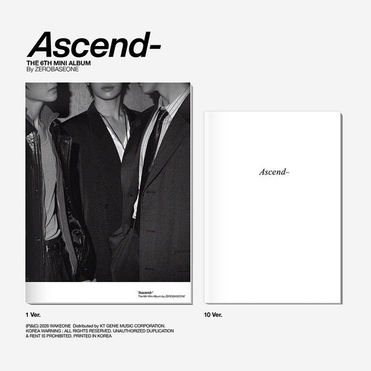Zerobaseone - ascend- 6th mini album photobook ver random