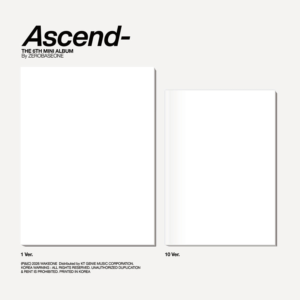 Zerobaseone - ascend- 6th mini album photobook ver set – Kpop Omo