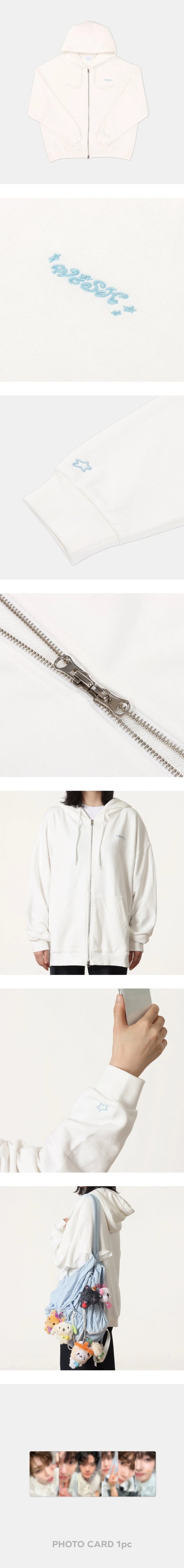 NCT Wish - Let’s Go Steady Pop up Store Official MD Zip up Hoodie Set