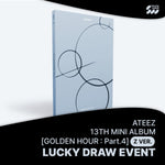 Ateez - golden hour : part.4 mini 13th album soundwave lucky draw event standard z ver