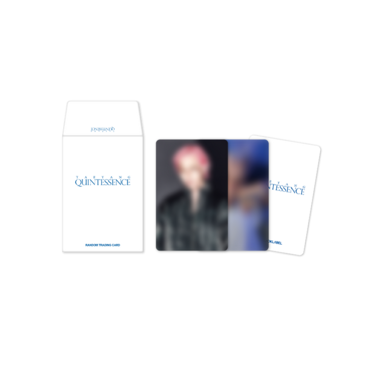 BigBang Taeyang - QUINTESSENCE Official MD - Random Trading Card