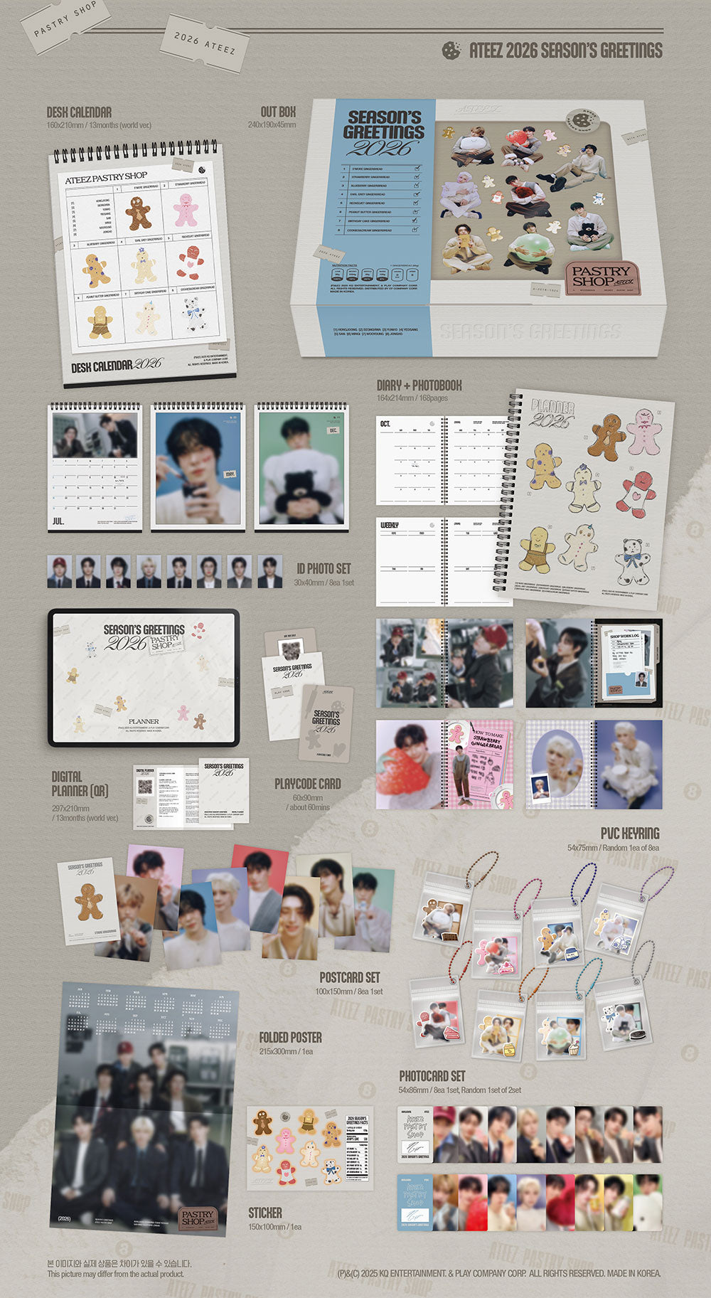 Ateez 2026 season's greetings – Kpop Omo