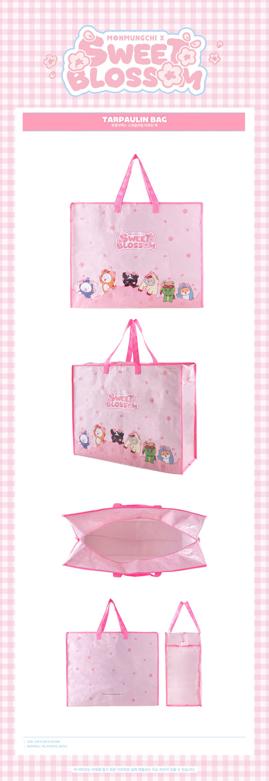 Monsta x - monmungchi x sweet blossom official md tarpaulin bag