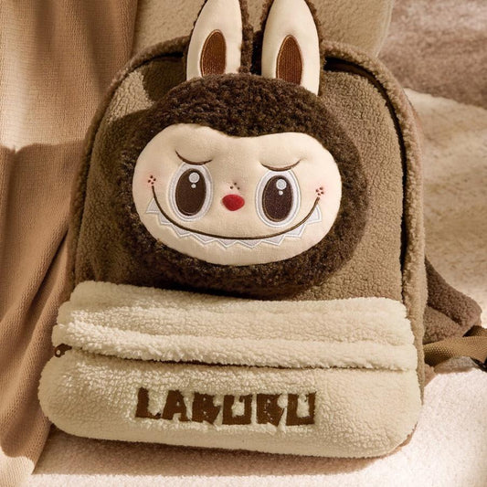 Classic Bag Series - Labuboo Fleece Backpack (Brown)