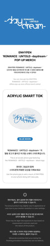 Enhypen - Romance : Untold Daydream Pop Up Official MD Acrylic Smart Tok Blue Noon