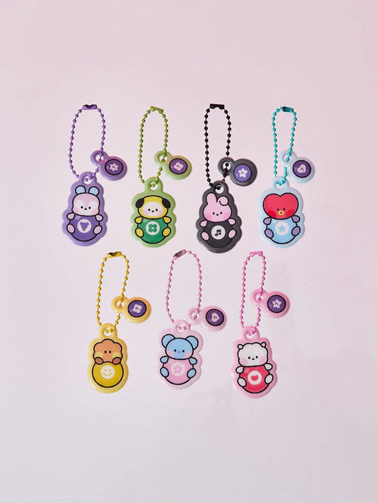 BTS x BT21 - Minini Lucky Gatcha PVC Random Keyring