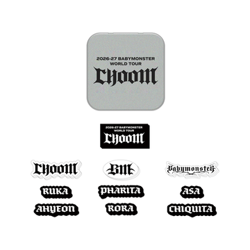 BABYMONSTER CHOOM World Tour MD Tin Case + Sticker Set