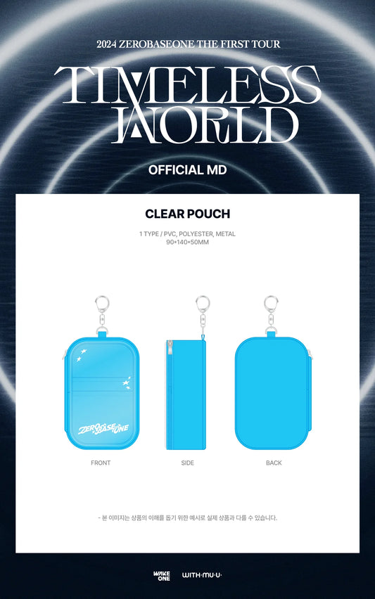 Zerobaseone - Timeless World 2024 the First Tour Official MD Clear Pouch