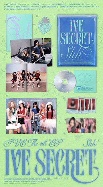 ive secret withmuu コンプリート IVE 4th Ep Album - Ive Secret (Withmuu Lucky Draw Event) – Kpop Omo