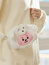 BT21 - Baby Fluffy Face Doll Cross Bag