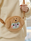 BT21 - Baby Fluffy Face Doll Cross Bag