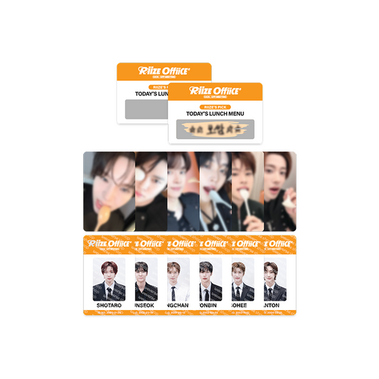RIIZE 1000 Days Fan Party RIIZE OFFIICE MD Fortune Scratch Card