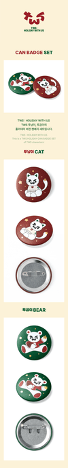 Tws - tws : holiday with us official md can badge set