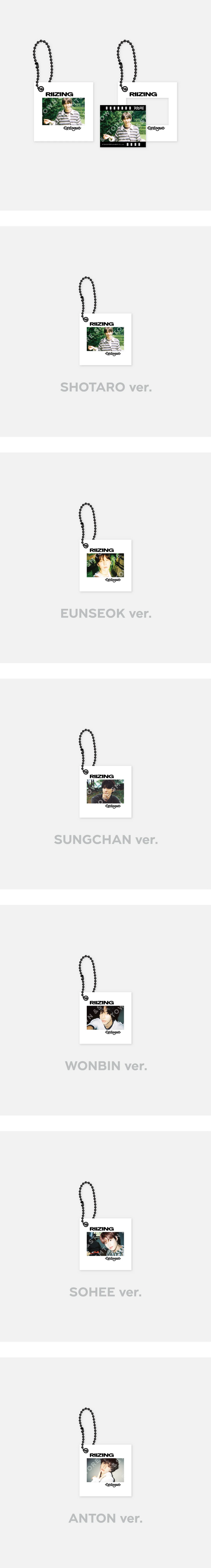 Riize - Riize : On the Sing Street Official MD Photo Slide Keychain