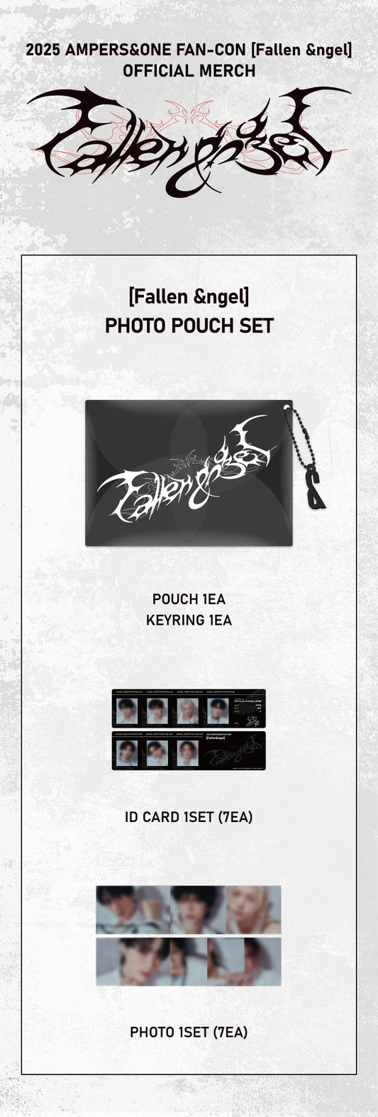 Ampers&one - fallen &ngel official md photo pouch set