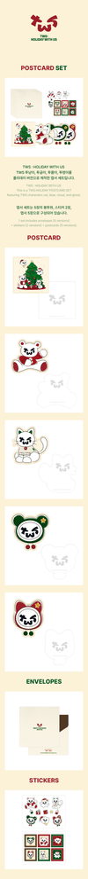 Tws - tws : holiday with us official md postcard set