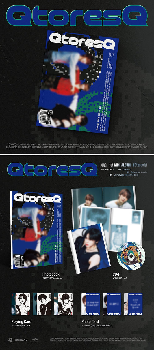 Qqq - qtoresq 1st mini album photobook ver